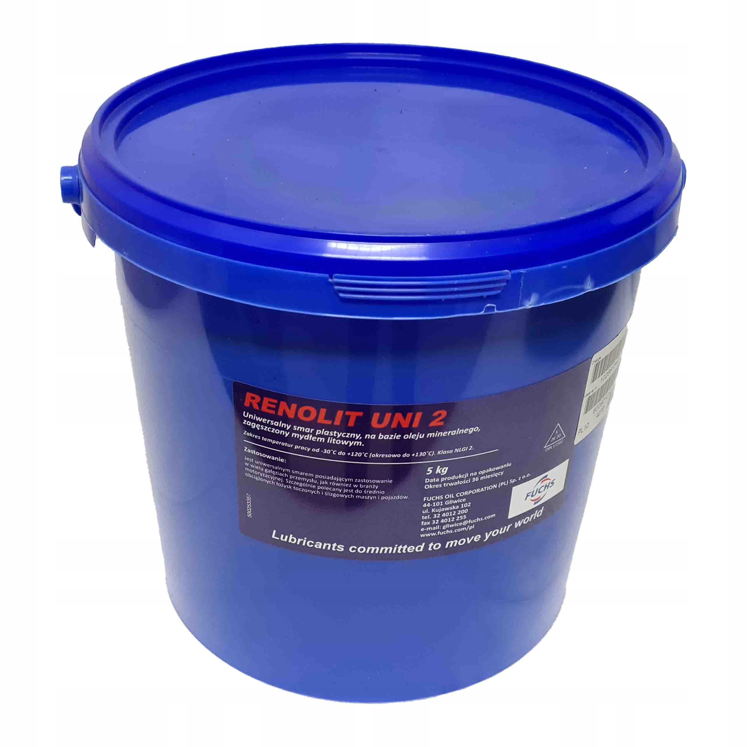 

Smar Fuchs Renolit Uni 2 5kg