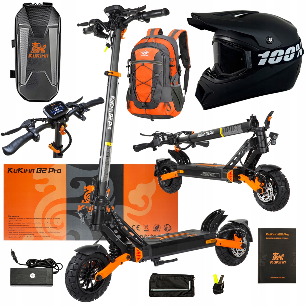 Pojazd Elektryczny KuKirin G2 Pro Abe 500w 48V 15.6AH 65KM 25KM/h +Dárek