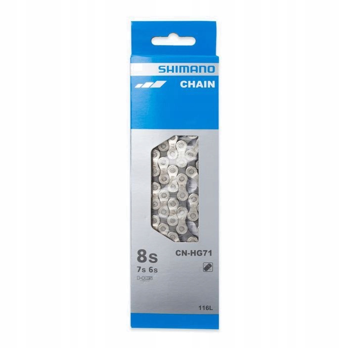Łańcuch Shimano CN-HG71 6/7/8 rzędowy 116L pin