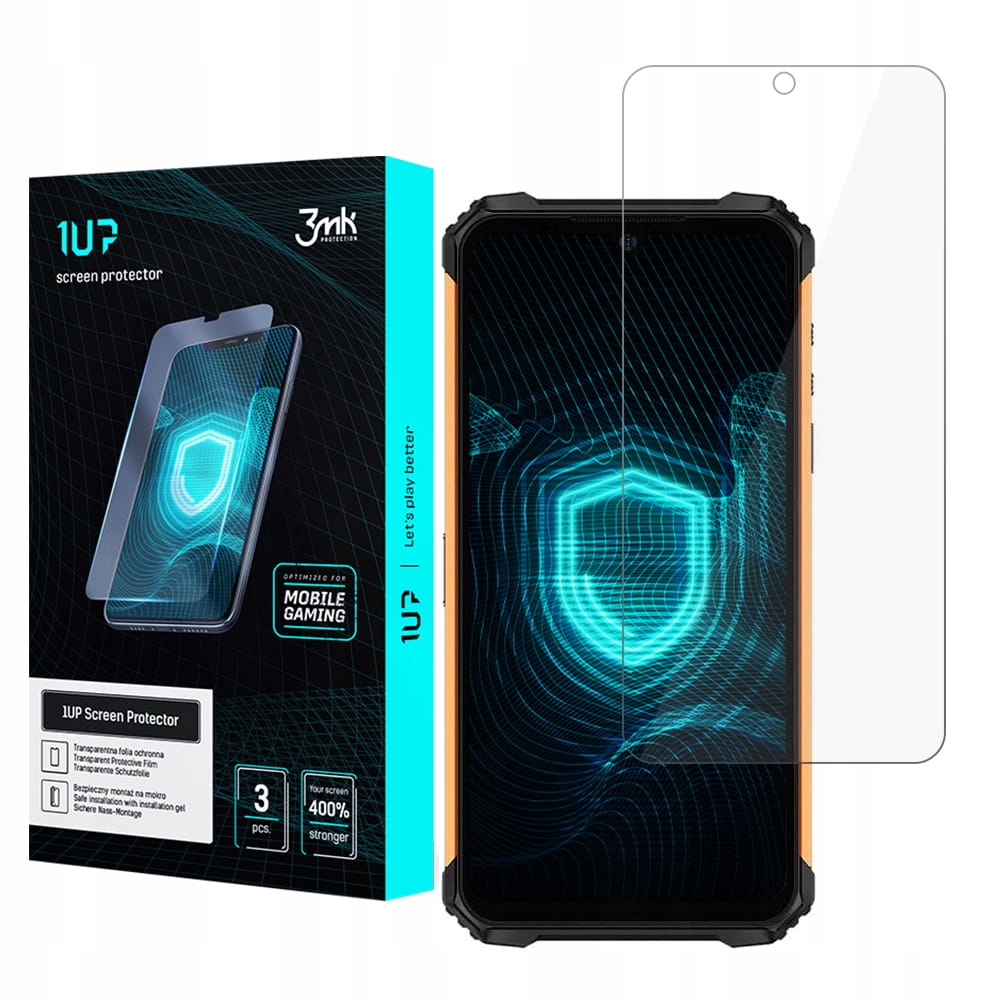 3x Folia 3mk 1UP na ekran do Ulefone Armor 8 Pro