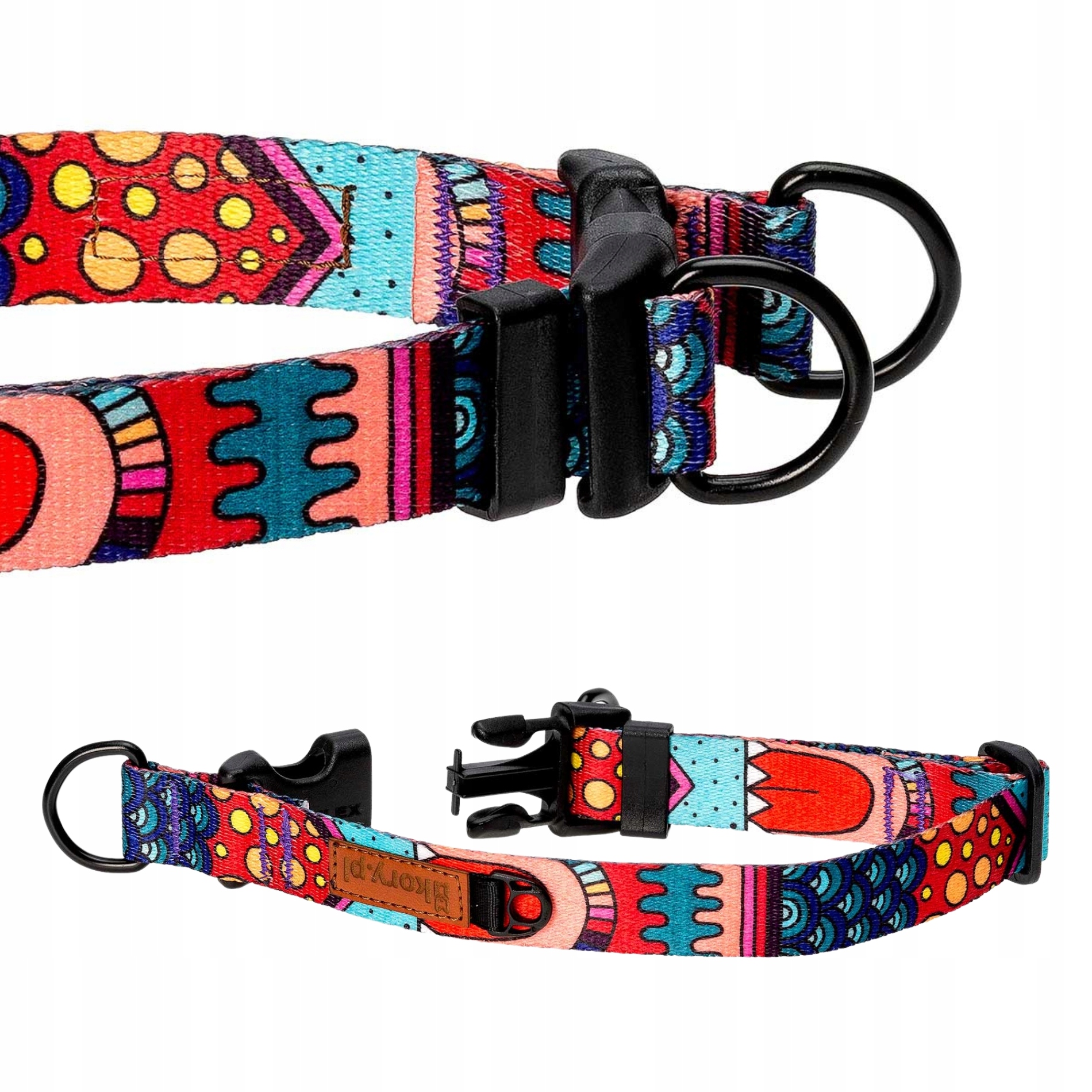 

Wytrzymała Obroża Double Lock dla psa S