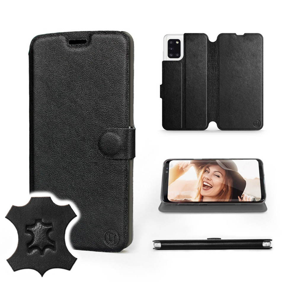 

Etui Mobiwear do Samsung Galaxy A31 -Black Leather
