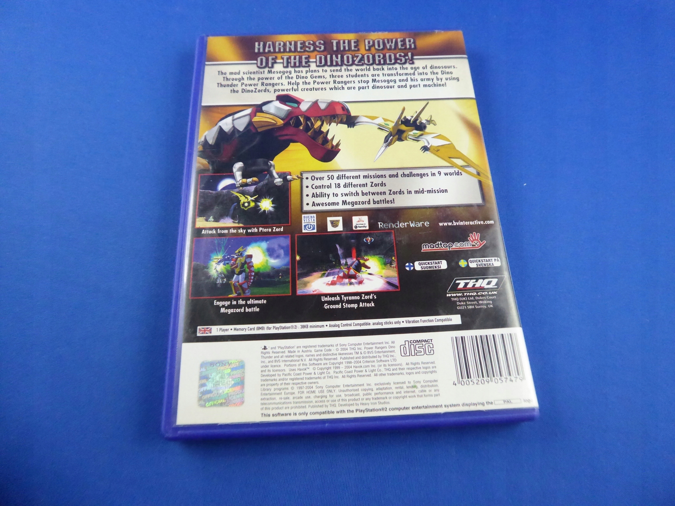 POWER RANGERS DINO THUNDER PS2 Tematyka gry akcji