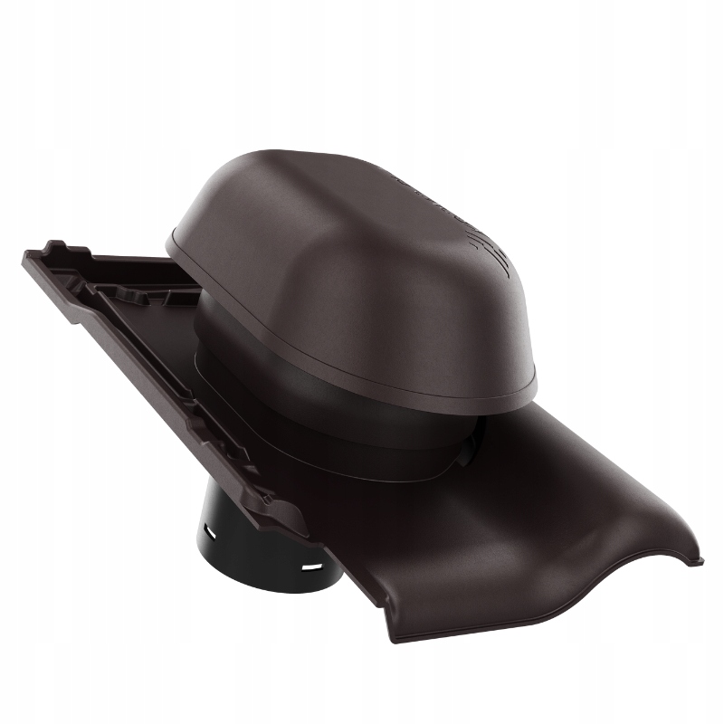 Větrací komín fi125 Creaton Titania Hnědý