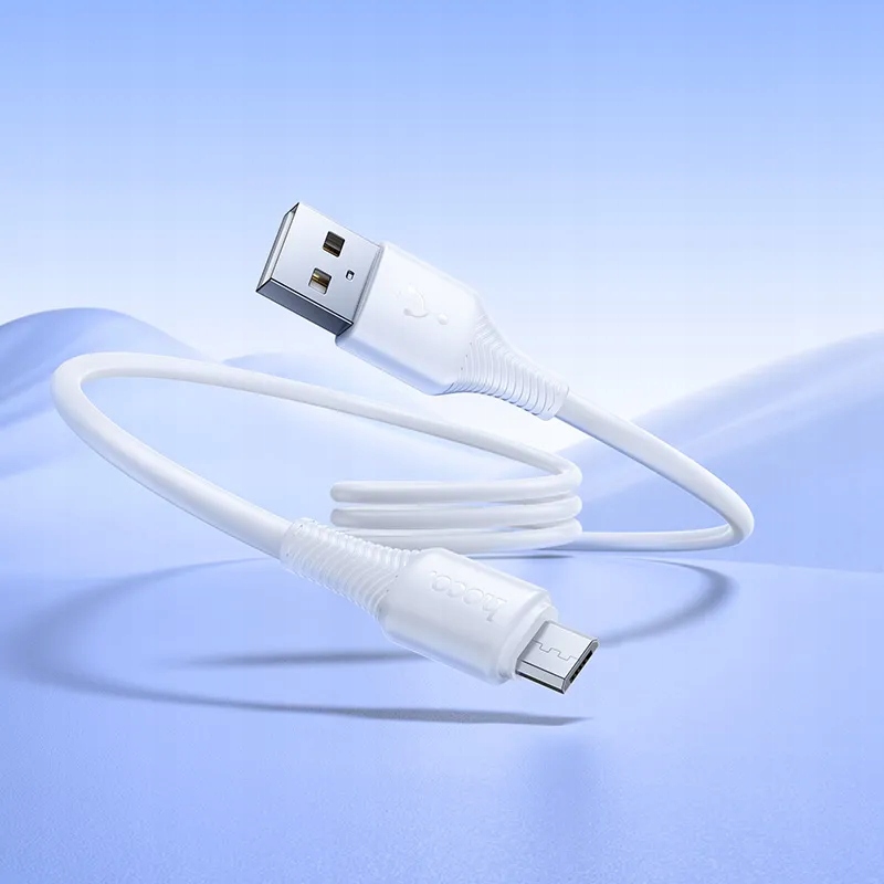 Kabel Usb A do Micro Usb Hoco 2,4A 1 m X120 biały