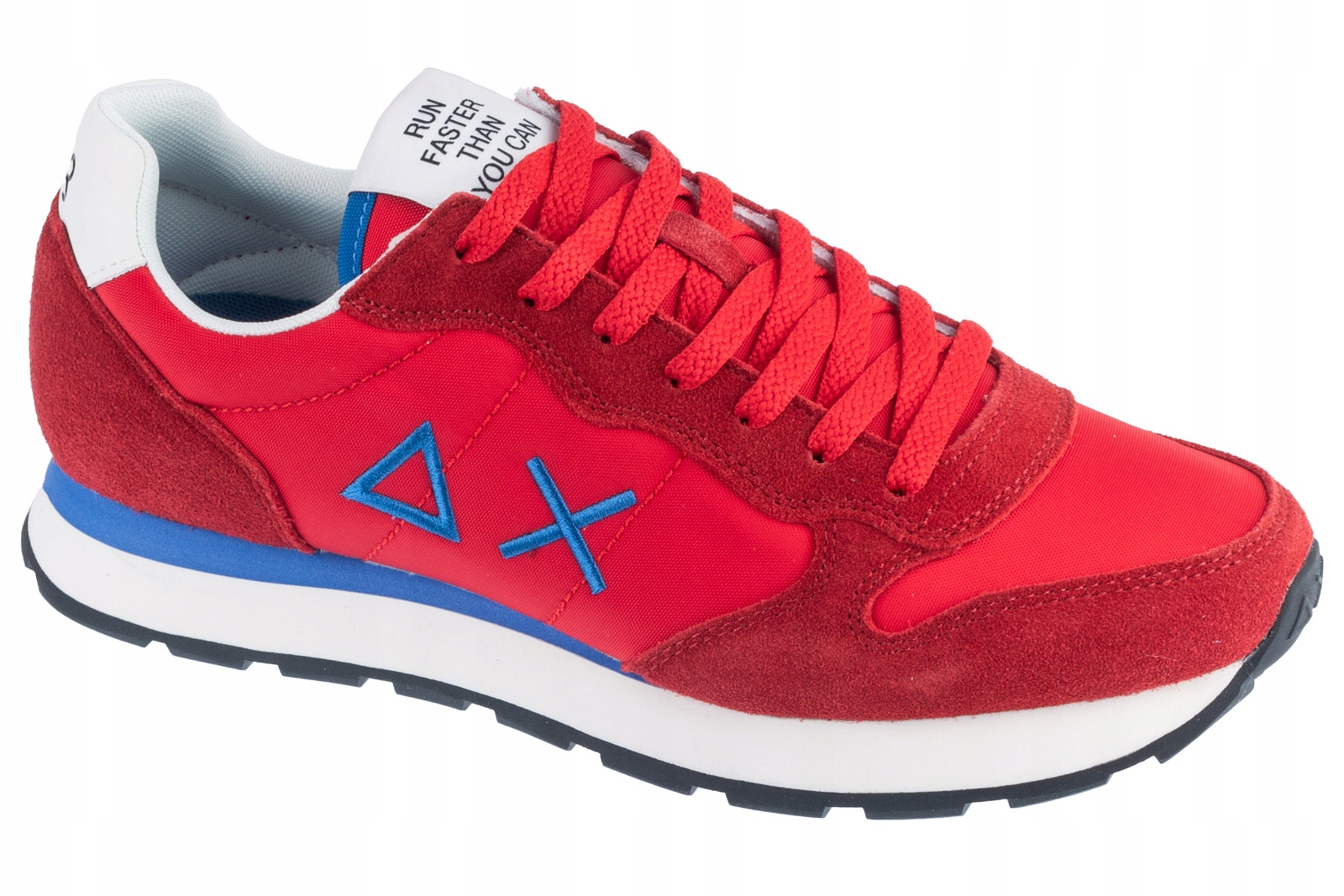 SUN68 Tom Solid [44] Pánské tenisky, semišové, červené