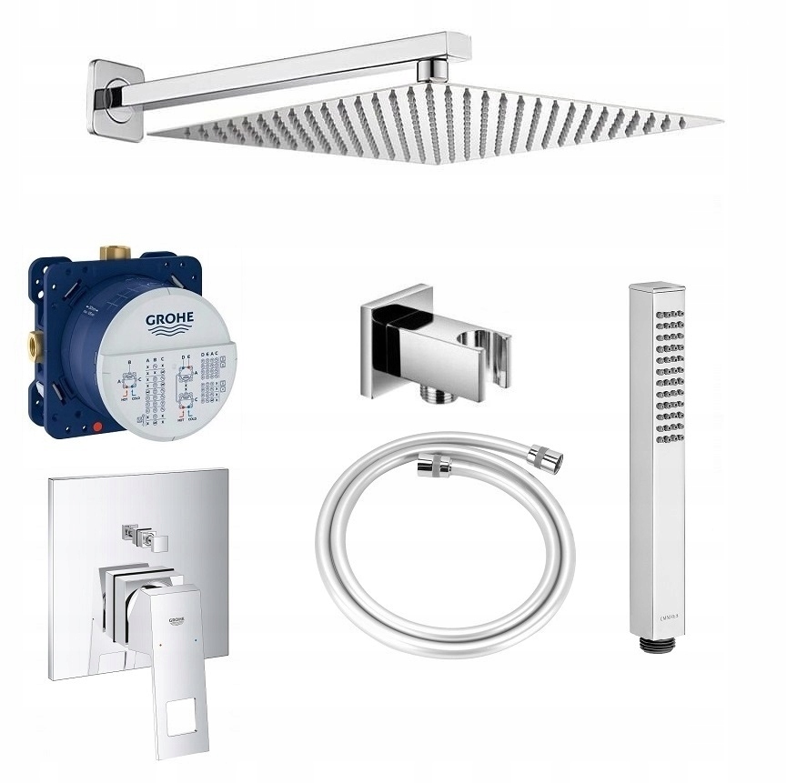Zestaw podtynkowy z bat. Grohe Eurocube Omnires 25 cm