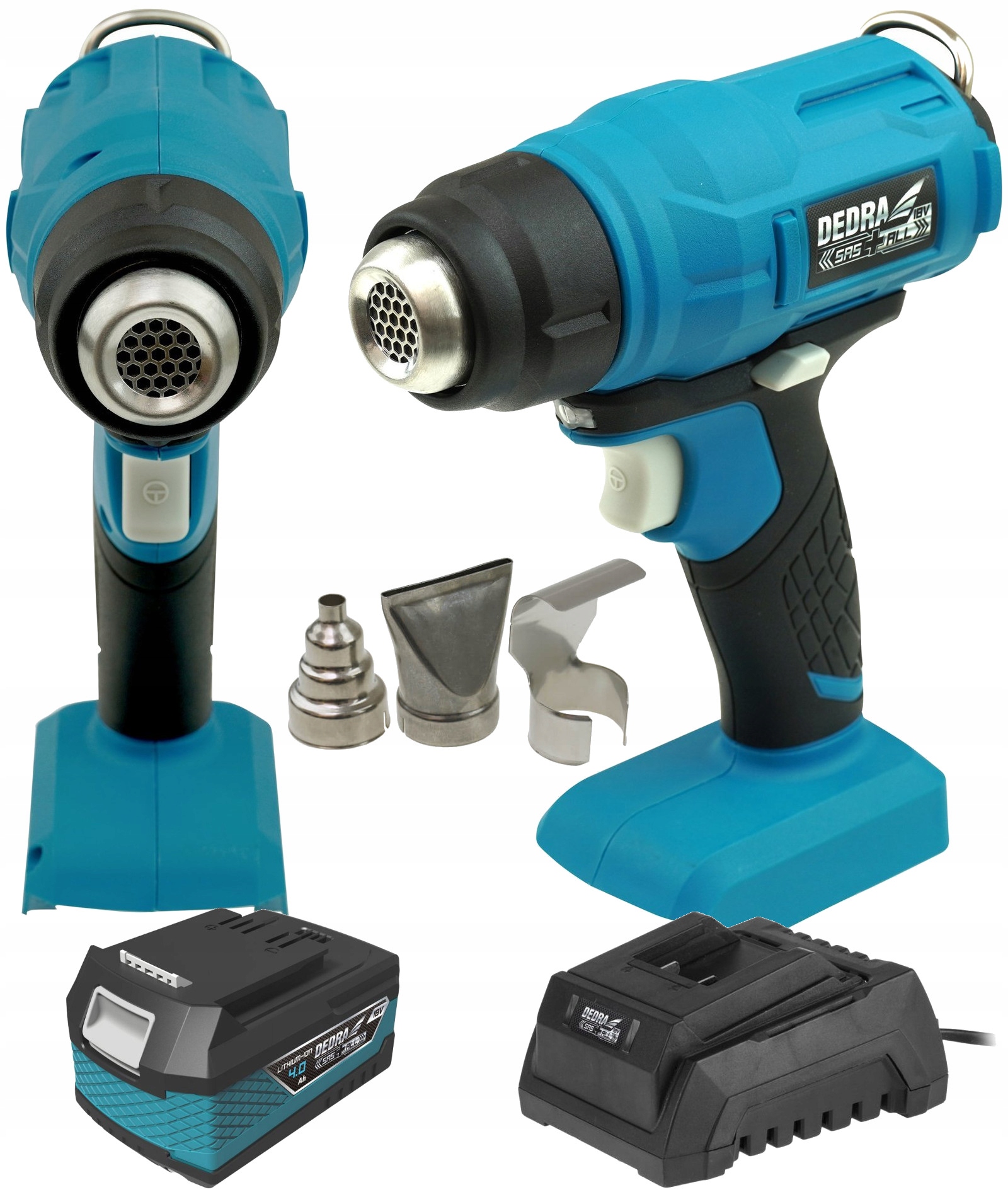 OPALARKA AKUMULATOROWA 18V 4Ah DEDRA DED7058 DYSZE