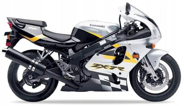 Samolepky Na Motocykl Juula Pro Kawasaki Zx 7R 2002 Stříbrné F2