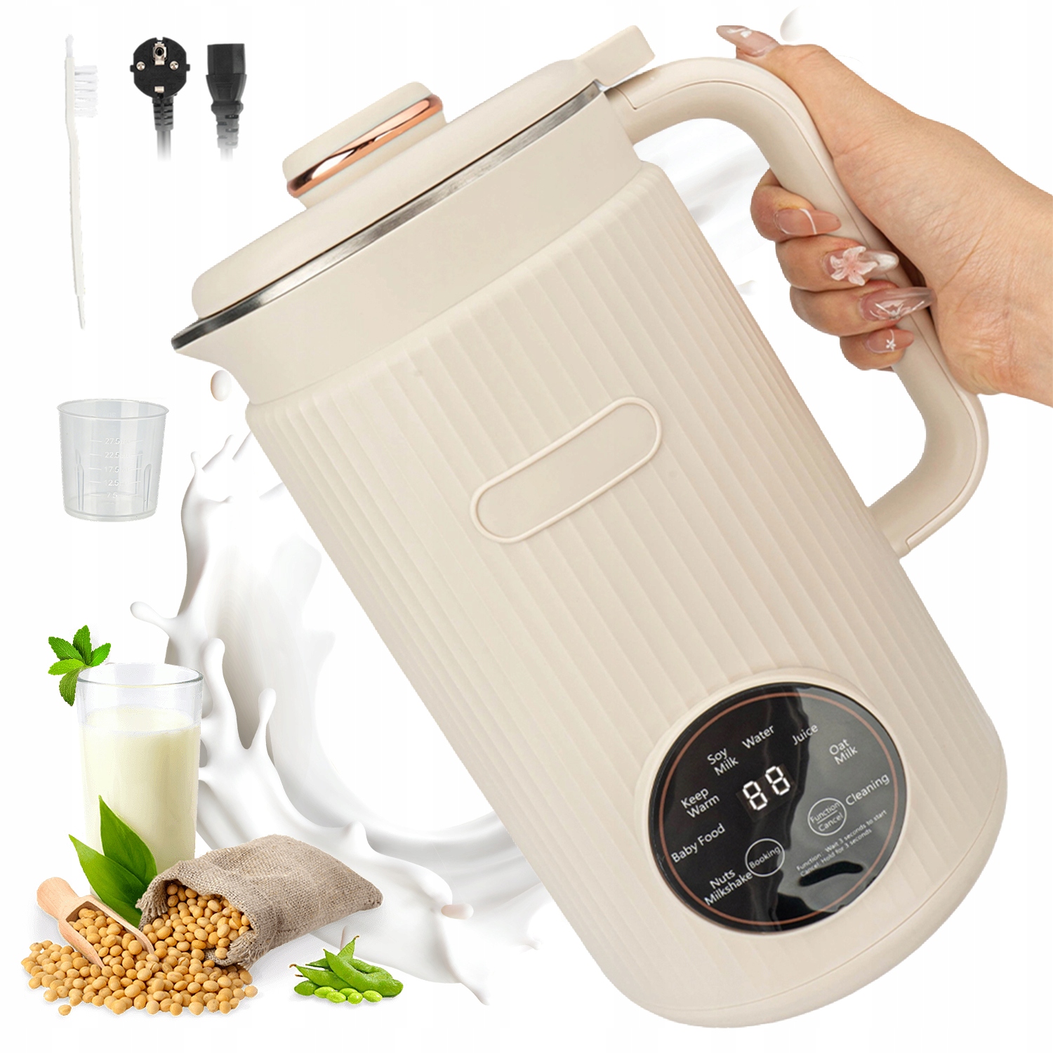 Stroj Na Rostlinné Mléko 1,2 L 800 W 1-12 H, Vysokootáčkový Mixér