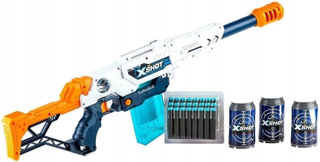 SNAJPERKA WYRZUTNIA X-SHOT MAX ATTACK 24 STRZAŁKI