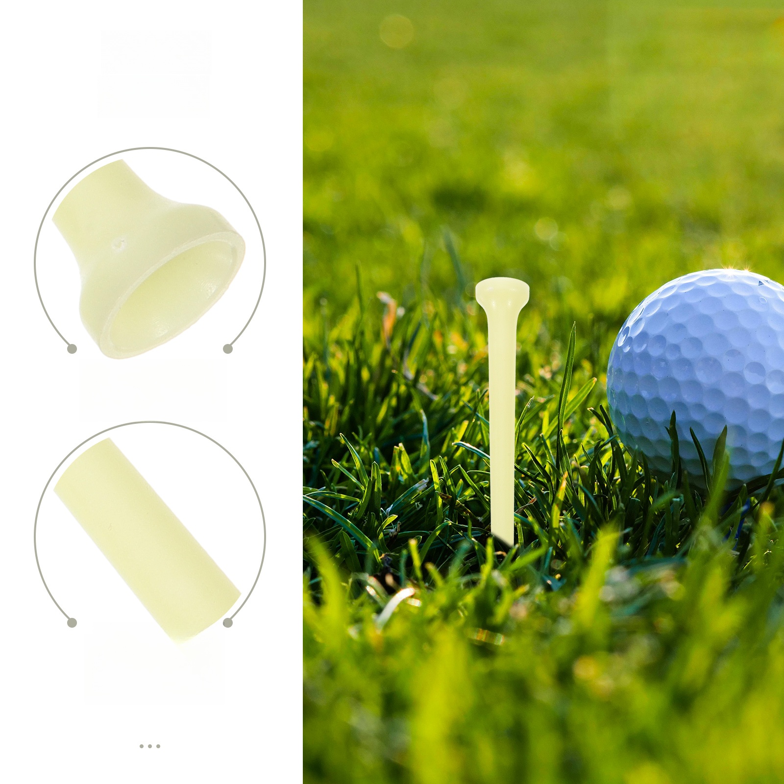 KOLCZYKI GOLFOWE ŚWIECĄCE W CIEMNOŚCI 20 SZT EAN (GTIN) 4894970186637