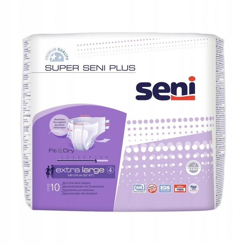 

Seni Plus XL pieluchomajtki dla dorosłych