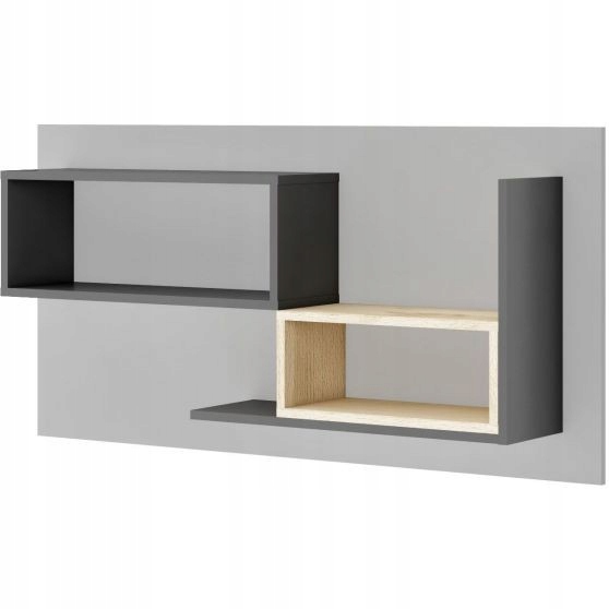 

Nowoczesny szary Regał wiszący Pok PO-10 Lenart