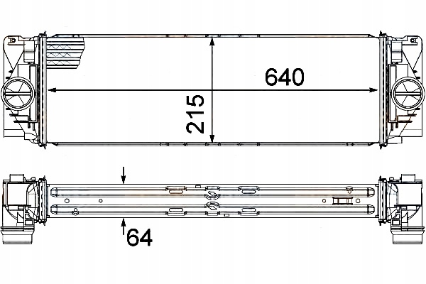 HEL8ML 376 777-391 INTERCOOLER DB SPRINTER 06- Producent części Hella