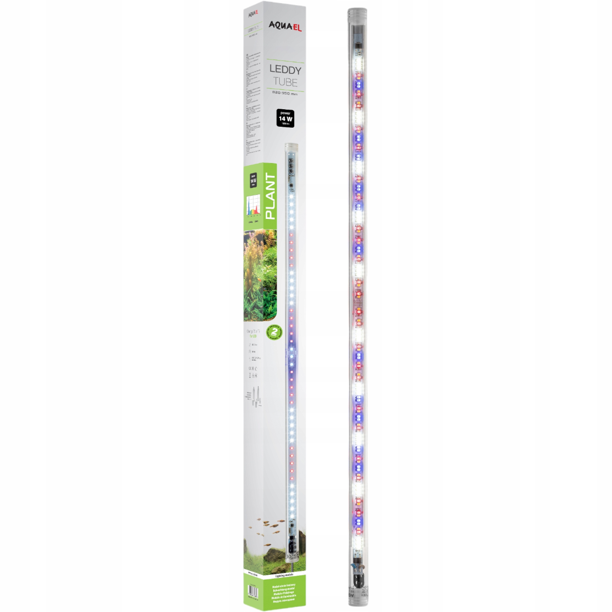 

Aquael Leddy Tube 14W Plant 2.0 9000K 70CM