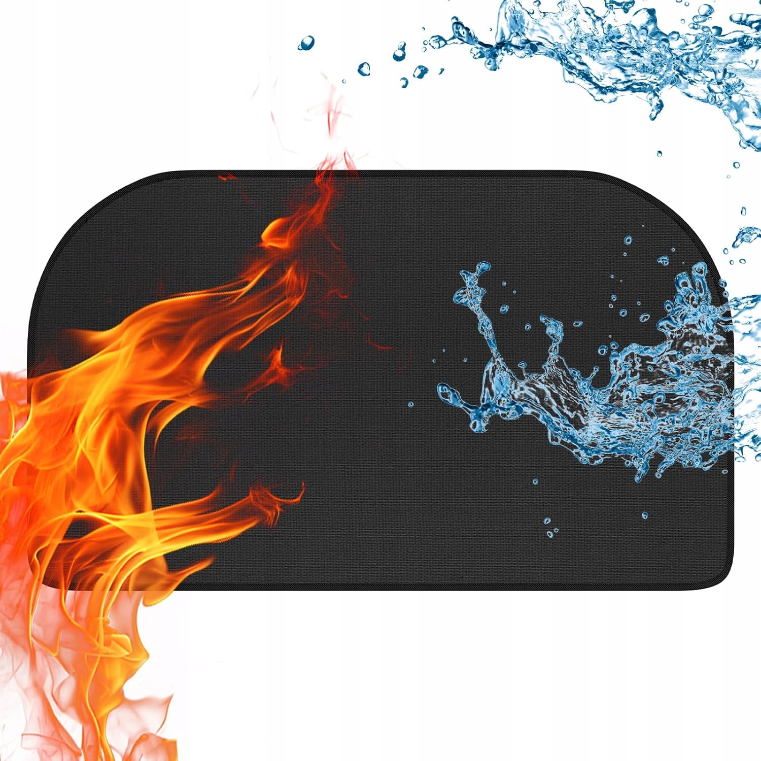 Koberec Ohnivzdorná Podložka Pod Krb Kamna Grilovací Ohniště 100x60