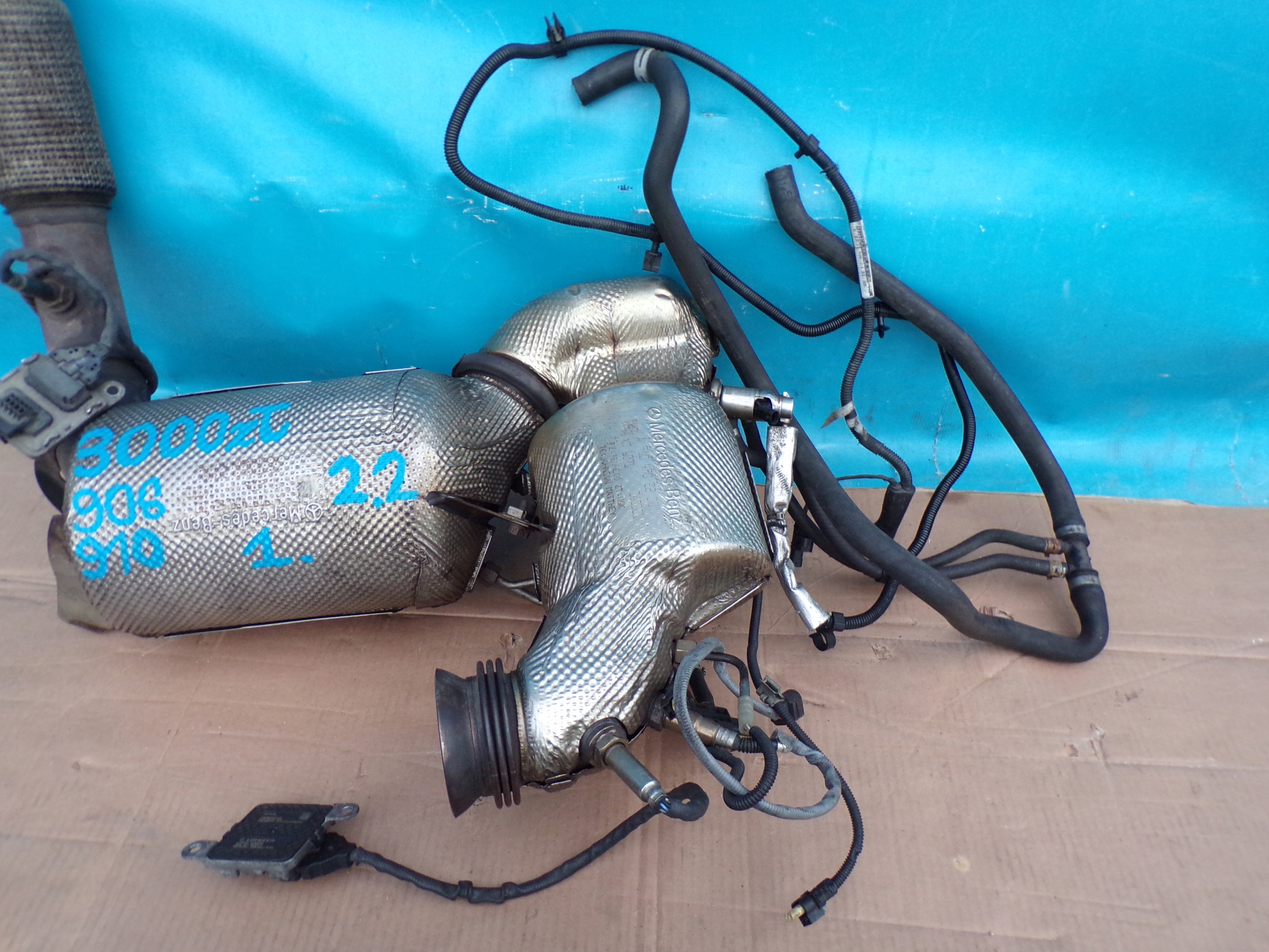 SPRINTER 910 2.2 17- filter czastek stalych DPF complete NAPED front