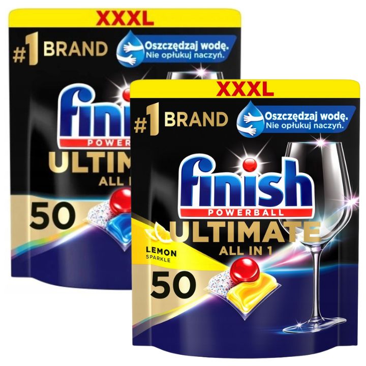 

Finish Ultimate Lemon Tabletki do zmywarki 50 x2