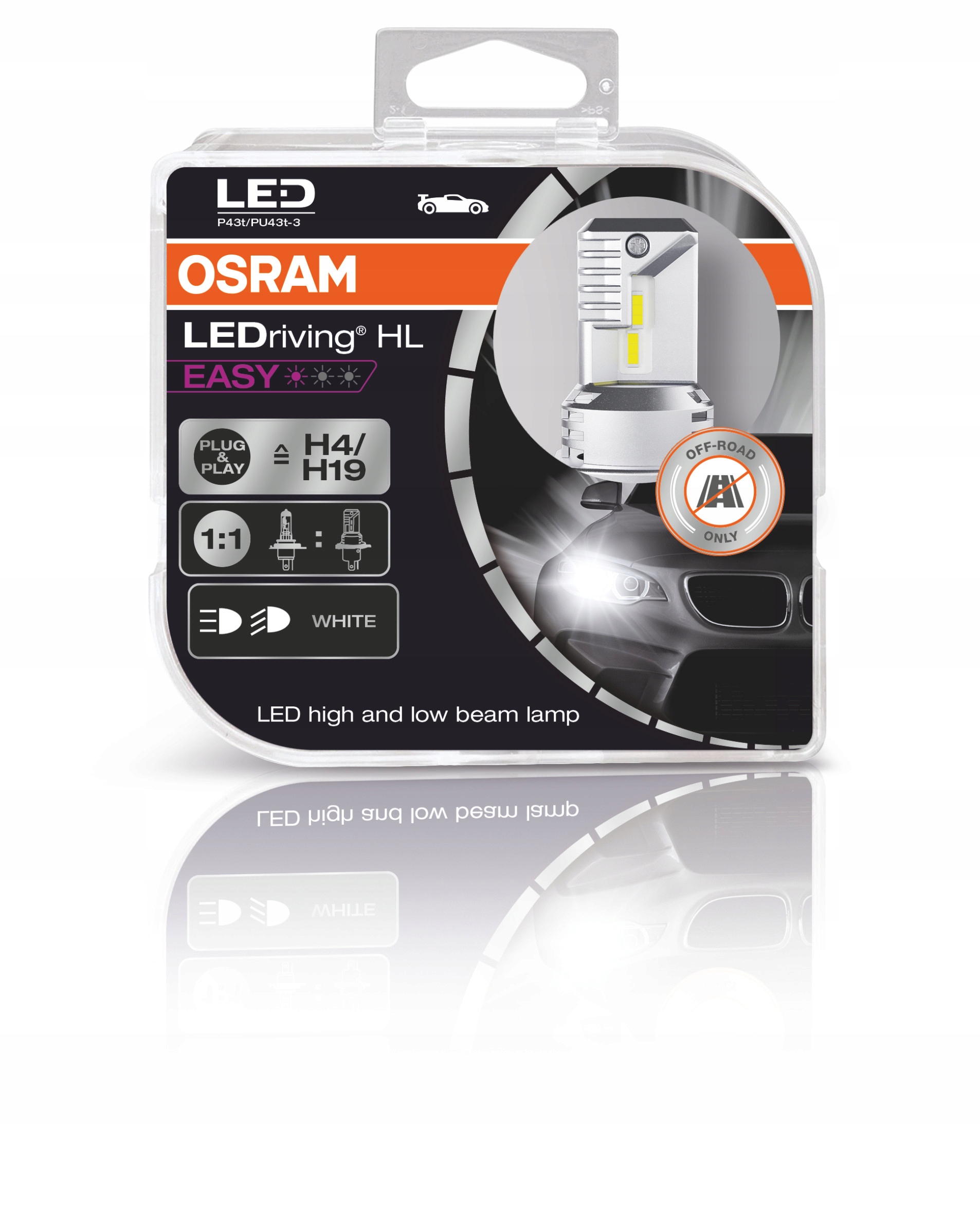 Żarówka Osram H4 19 W 2 szt.