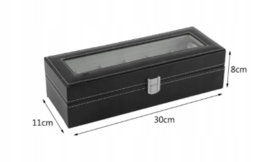 PUDEŁKO ETUI ORGANIZER SZKATUŁKA NA ZEGARKI 6szt PREZENT DLA NIEJ DLA NIEGO EAN (GTIN) 9321715865601