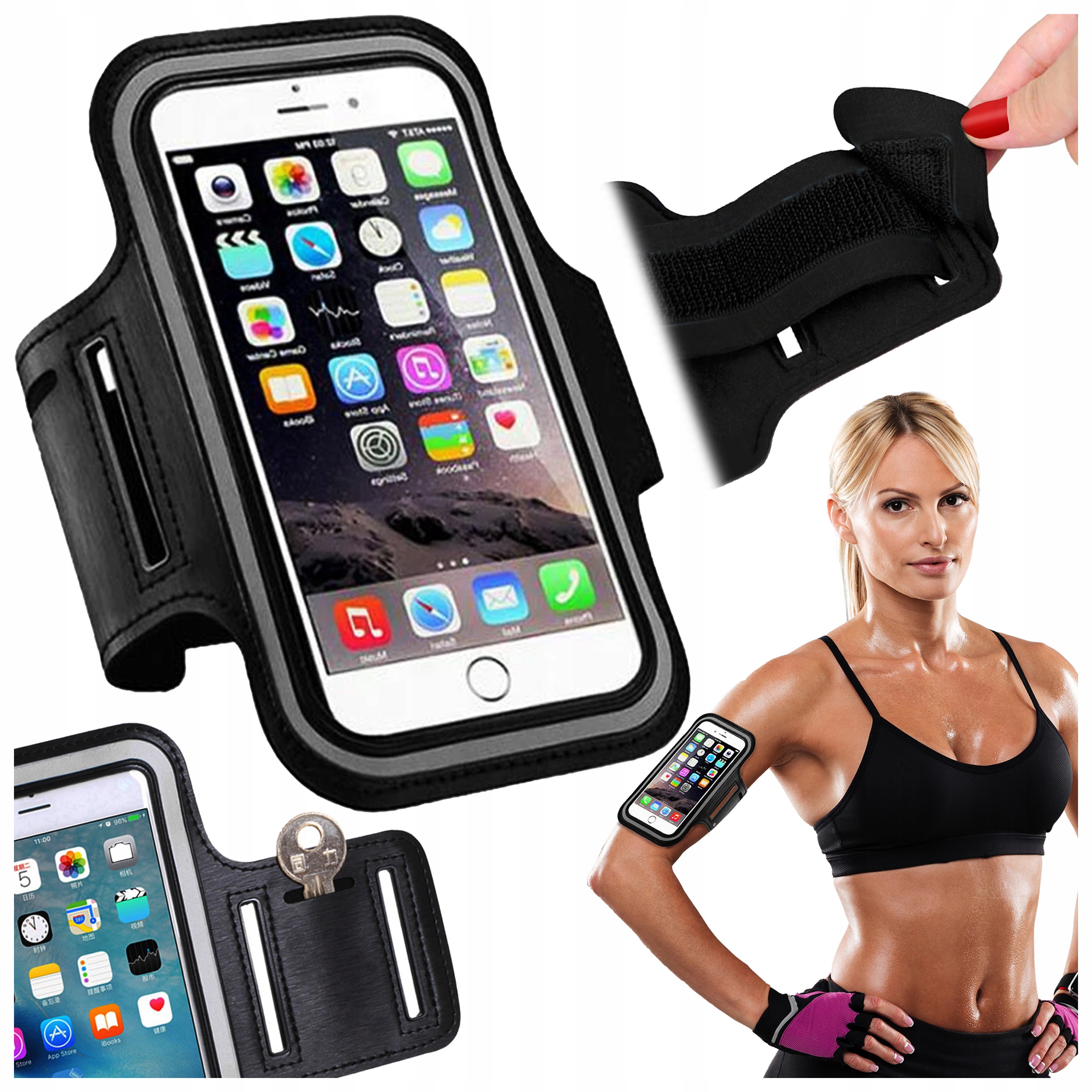 

Etui Opaska Pokrowiec Na Ramię Telefon Do Biegania