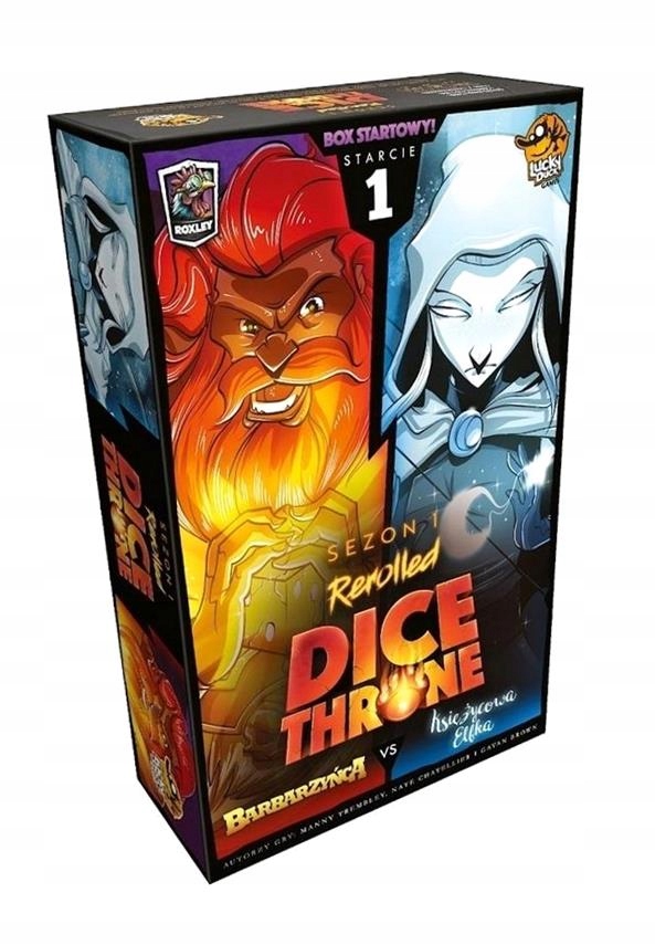 Dice Throne Starcie 1: Barbarzyńca Vs Elfka