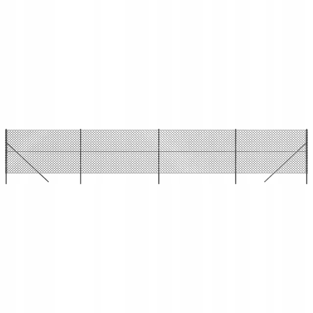 Oplocení ze síťoviny, antracitový, 1,4 x 10 m