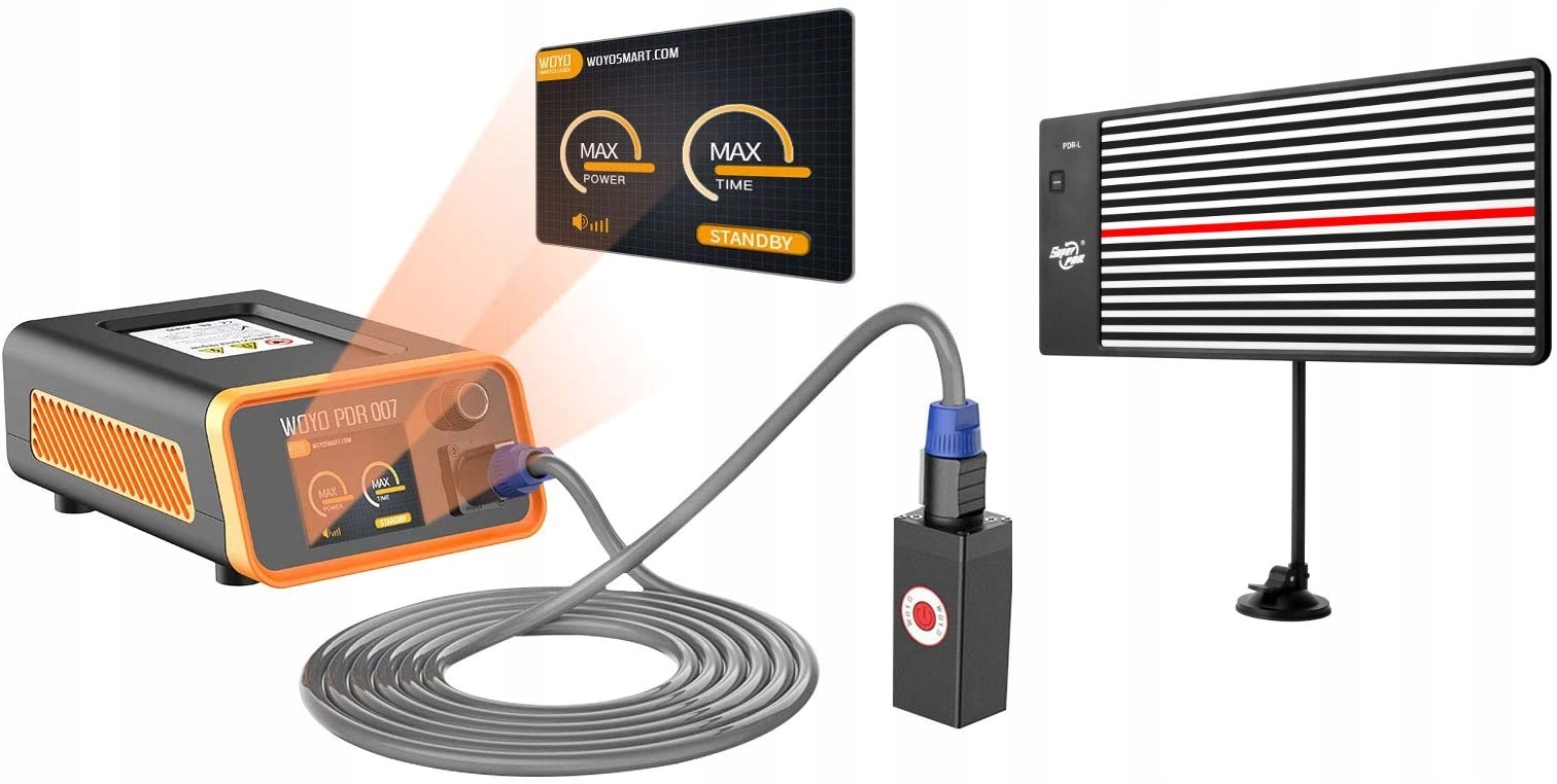 Woyo 007 T-Hotbox Pdr Indukcia do preliačin Grad Puller Reflexná lampa