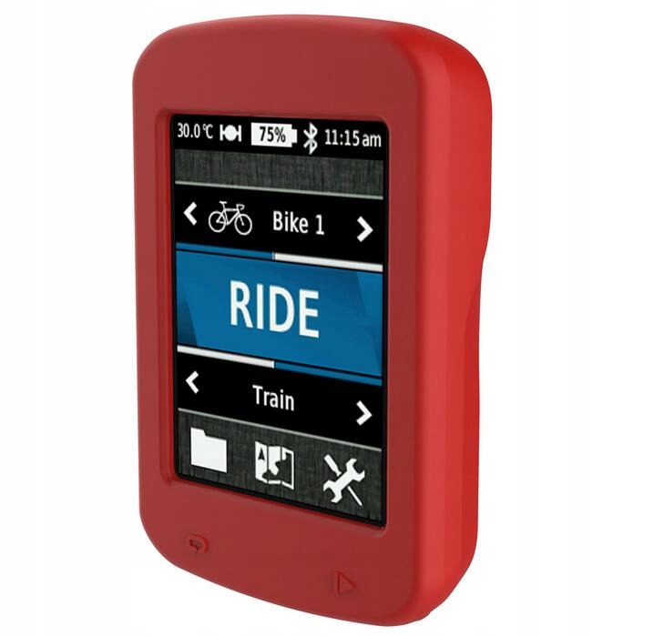 Etui Silikonowe Gps Ochronne do Garmin Gps Edge 820 Czerwone