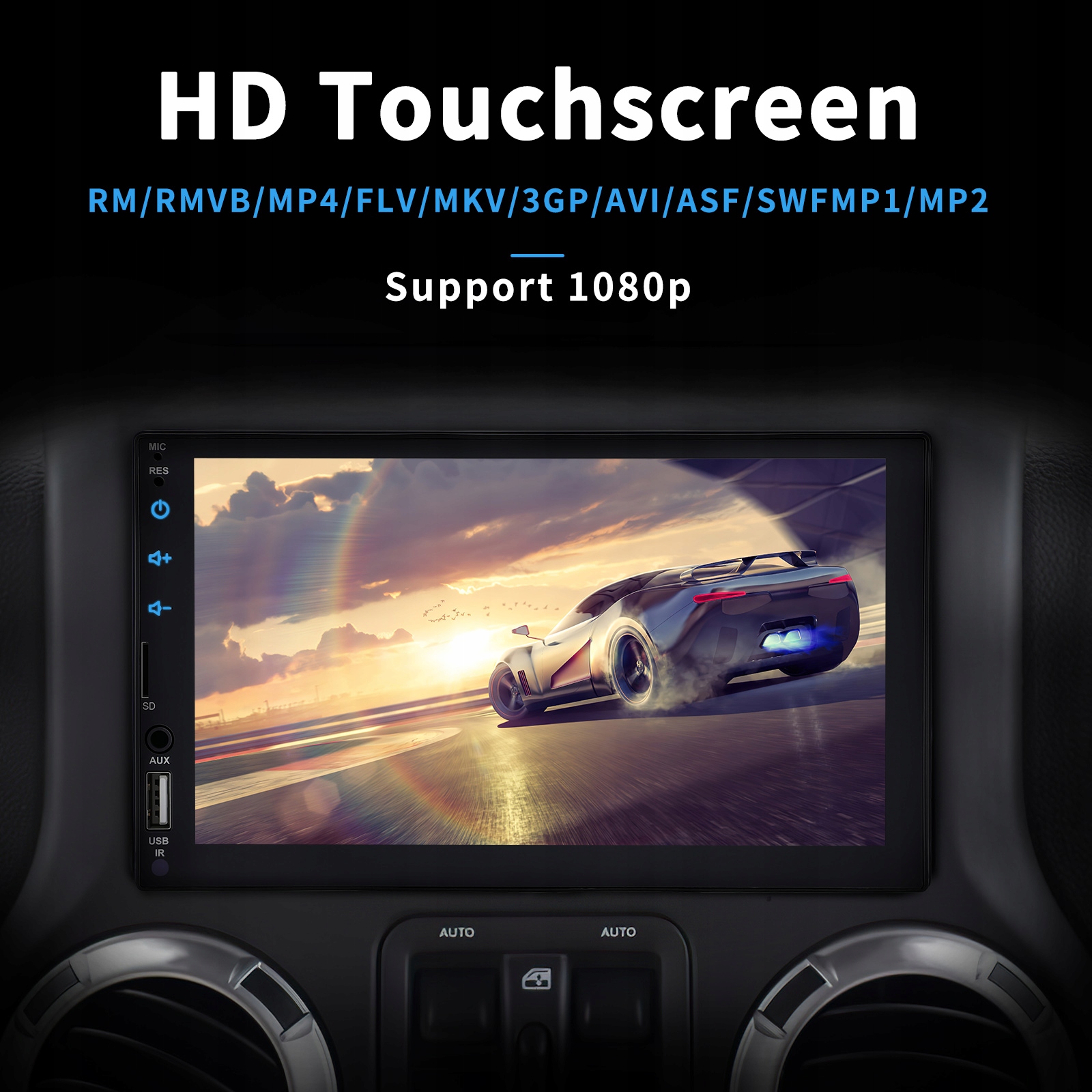 ODTWARZACZ WIDEO I AUDIO DO SAMOCHODOWYCH MP5 Marka inny