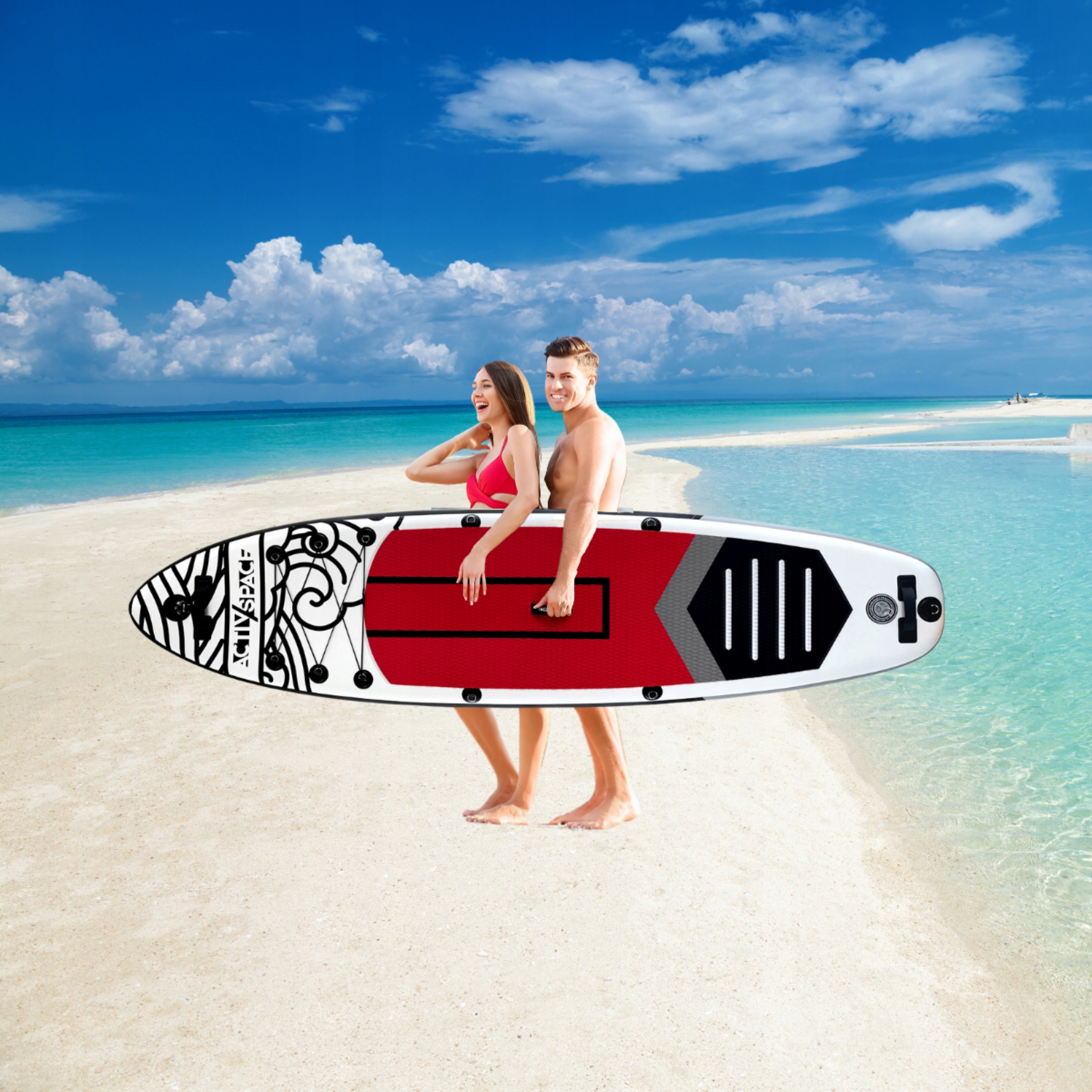 Deska SUP stand up paddle pompowana 320cm wiosło kajak do pływania 180KG! Rodzaj deski SUP