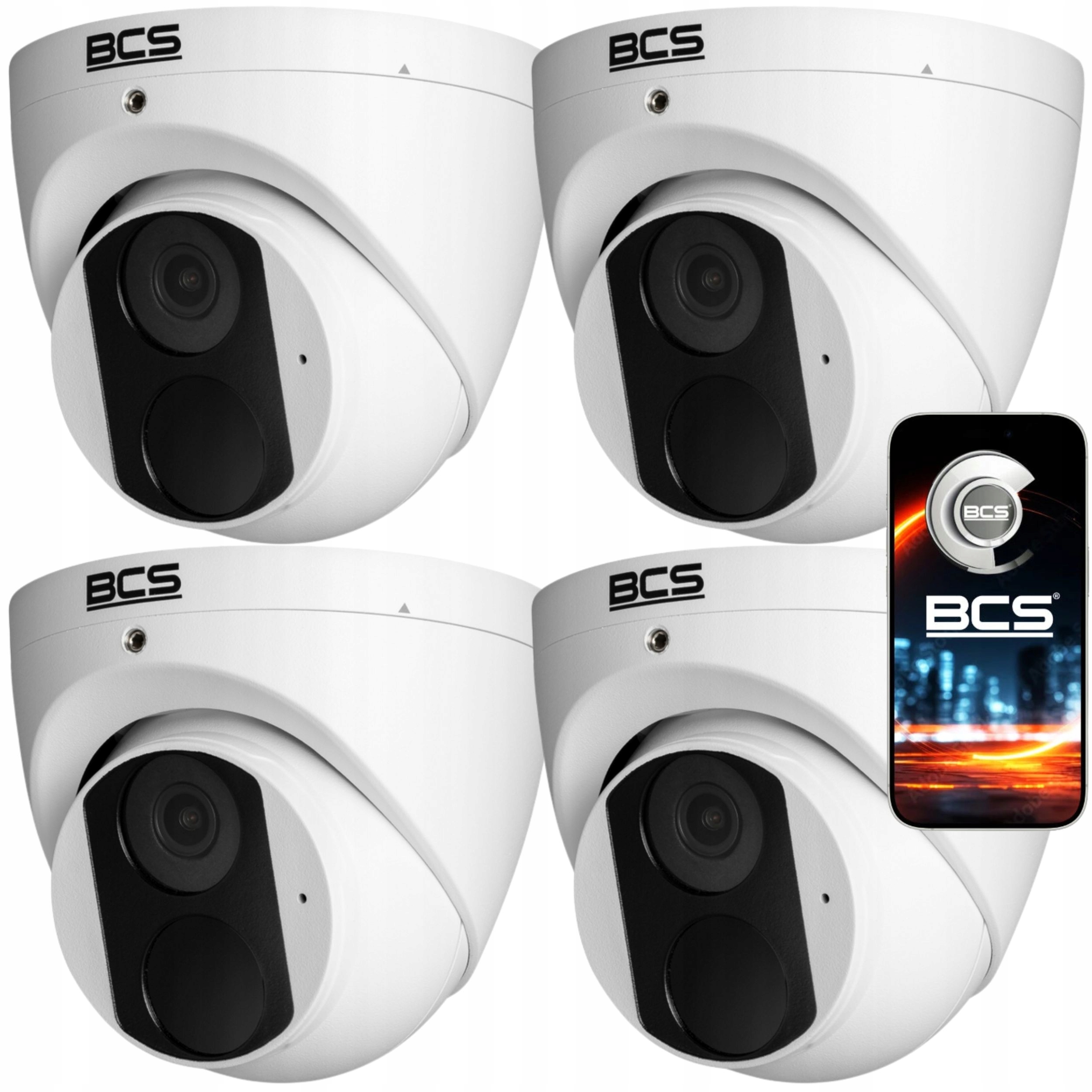 Kamera 4x BCS-P-EIP28FWR3-Ai2 Ip 8MPX Wdr 120dB IP67 Dori Zoom Ai Bcs