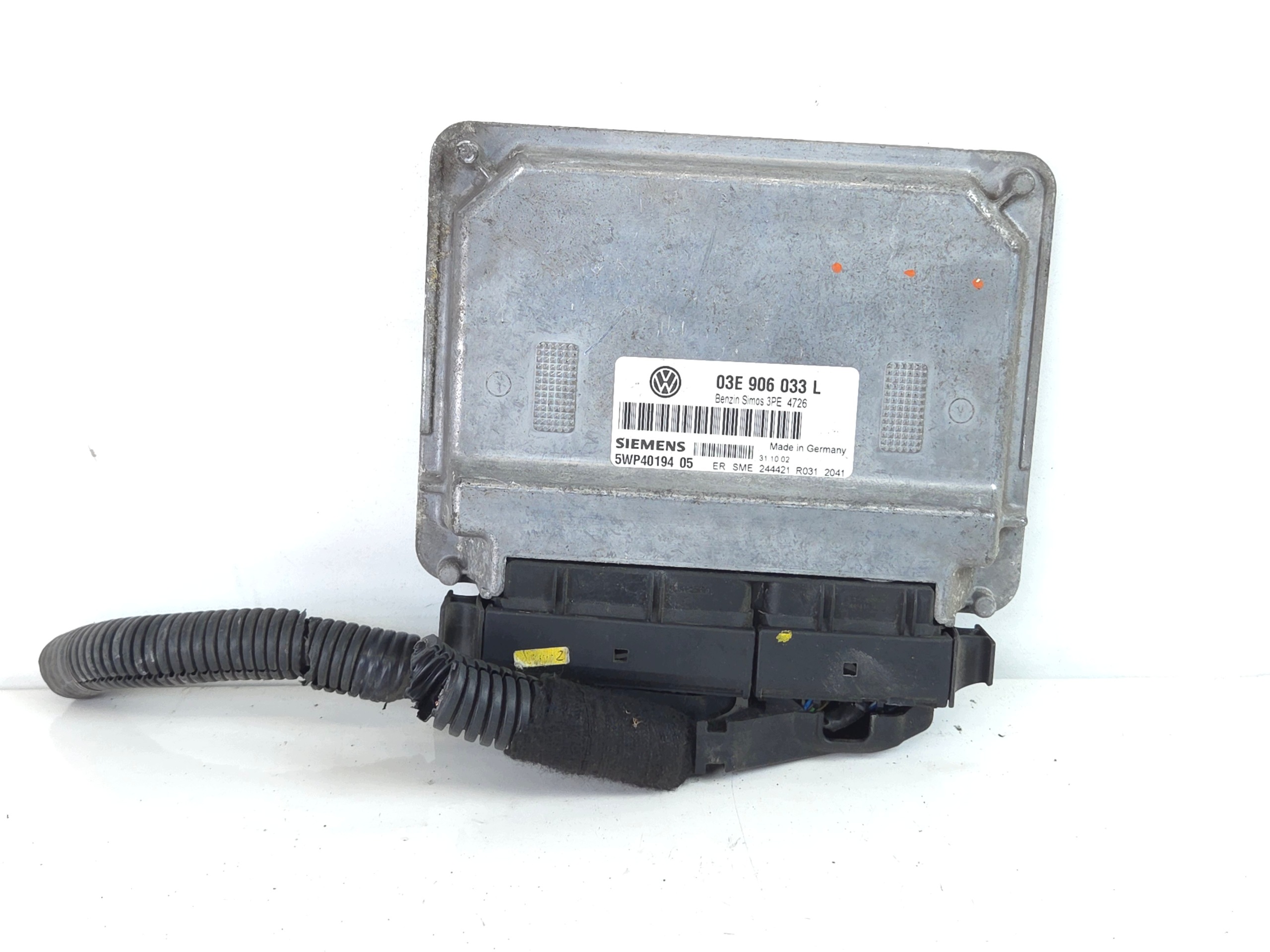 VW POLO 9N 1.2 control unit of the engine 03E906033L