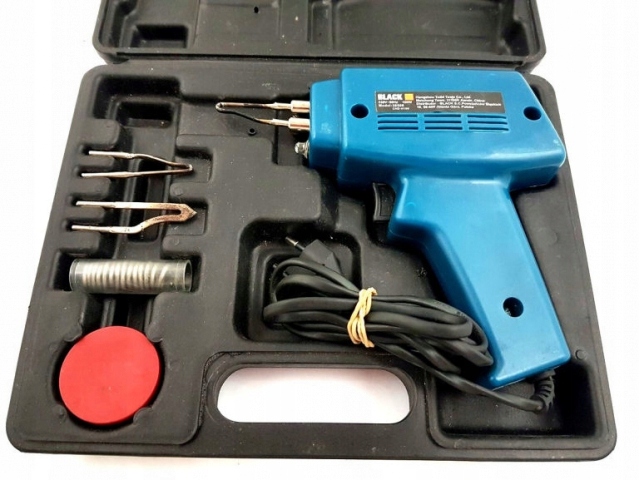 Lutownica transformatorowa 100W cyna pasta (1068)