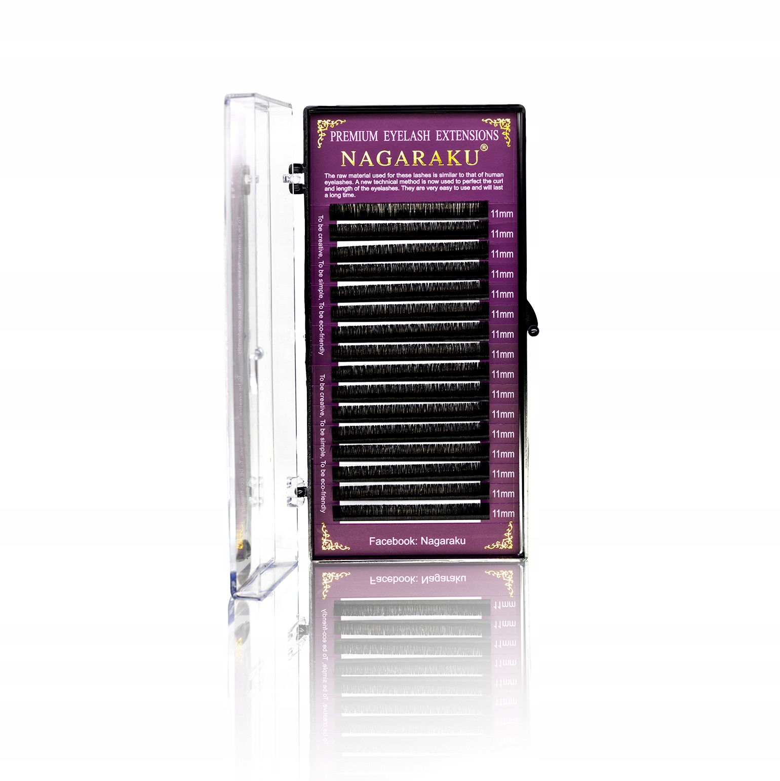 Rzęsy NAGARAKU Mink C 0.05 9mm 16 pasków