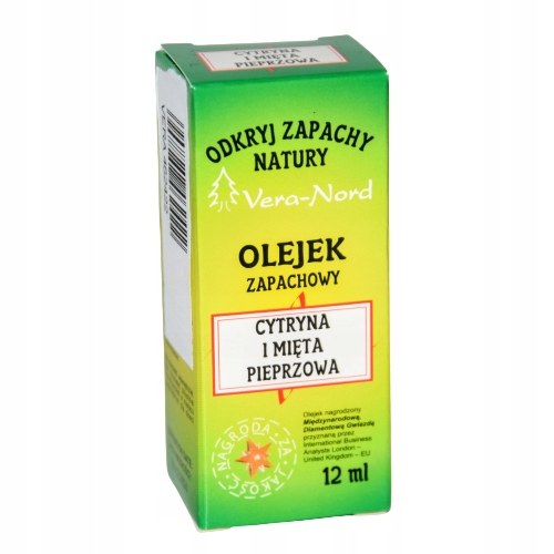 

Olejek Zapachowy Cytryna I Mięta Pieprzowa 12ML