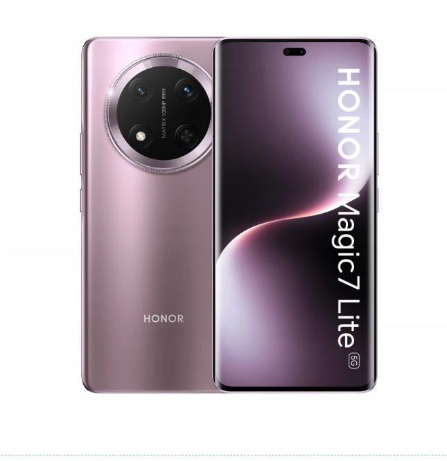Smartfon Honor Magic7 Lite 8 Gb 512 Gb 5G Fioletowy Titanium Purple