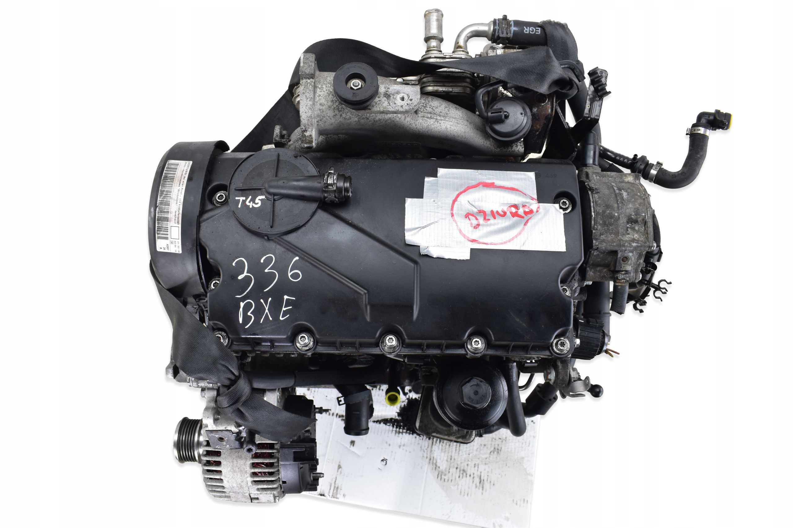 engine PASSAT B6 GOLF V TOURAN OCTAVIA II TOLEDO 1.9TDI 105KM BXE KOMPRESJA