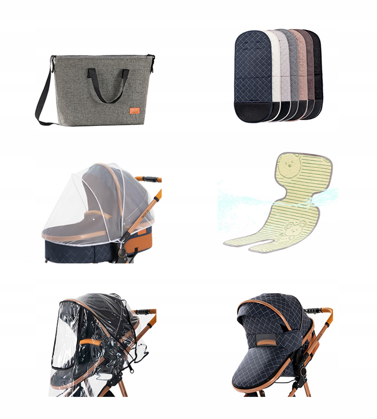 WIELOFUNKCYJNY LEKKI WÓZEK DZIECIĘCY 3w1 GONDOLA FOTELIK SPACERÓWKA GRATISY Zestaw 3w1