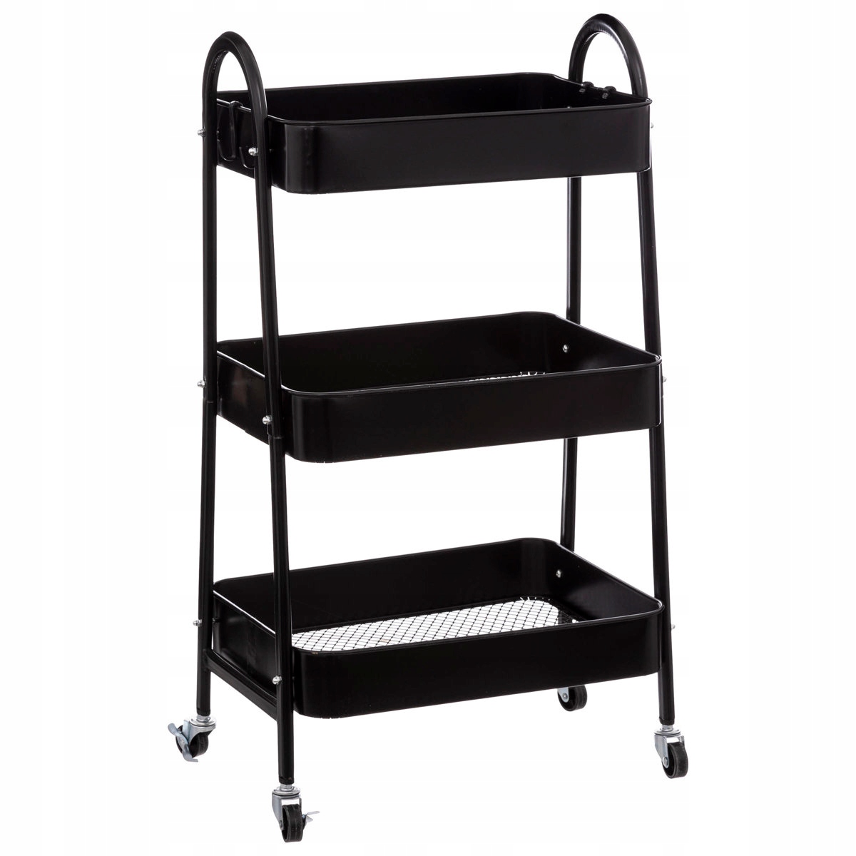 

Regał Kuchenny wózek Na Kółkach metalowy 3 poziomy