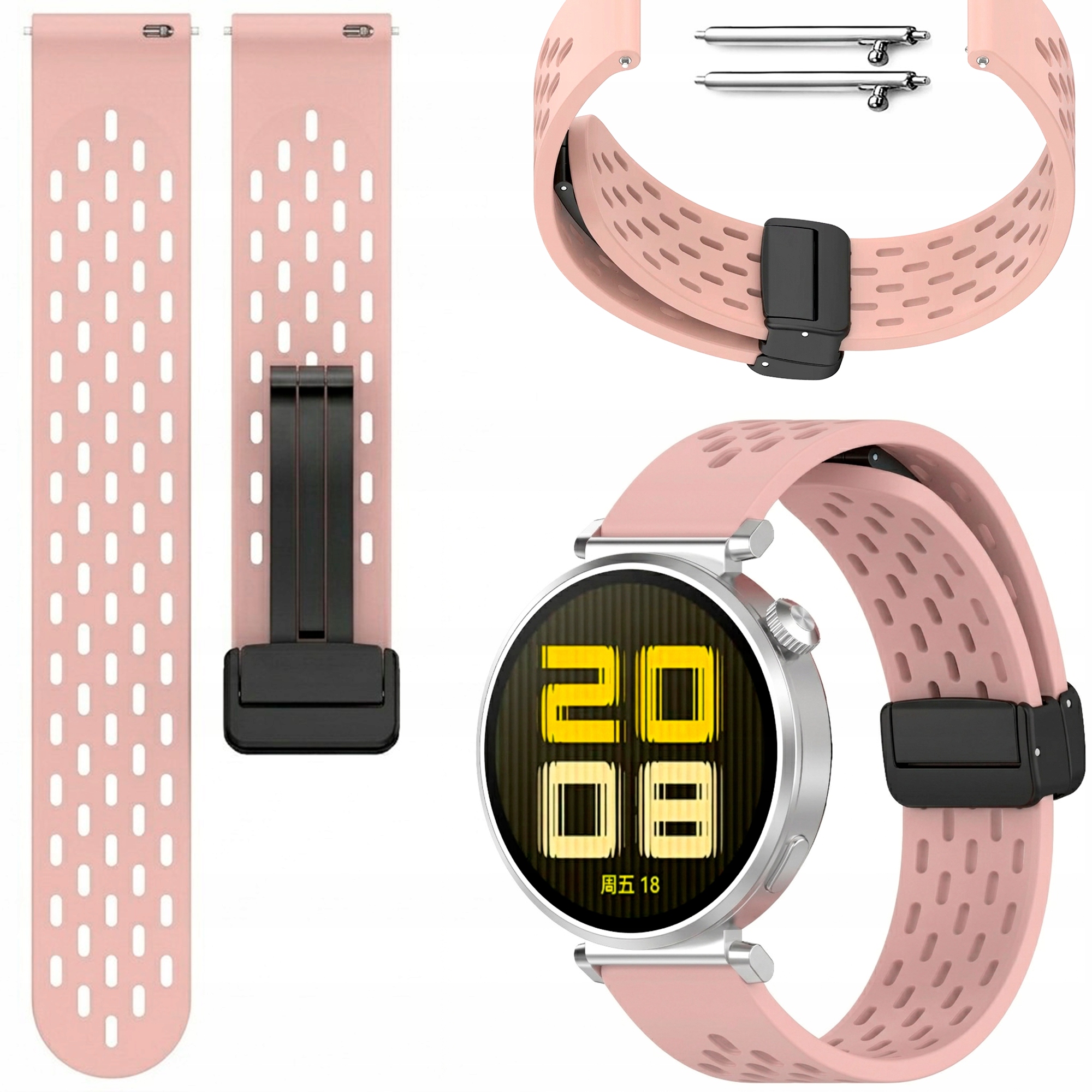 Univerzální řemínek k chytrým hodinkám (smartwatch), 22 mm