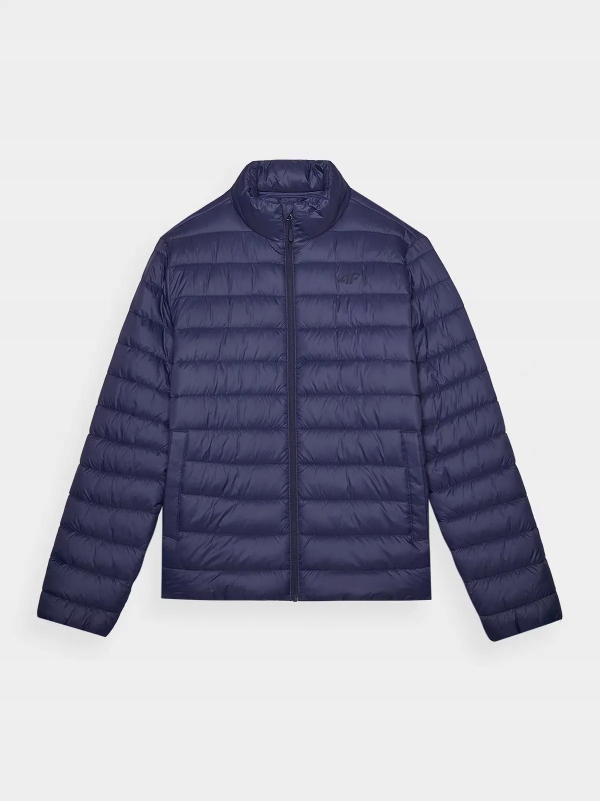 KURTKA PRZEJŚCIOWA MĘSKA 4F JESIENNA SPORTOWA PIKOWANA PUCHOWA AW24M483 Kolor niebieski