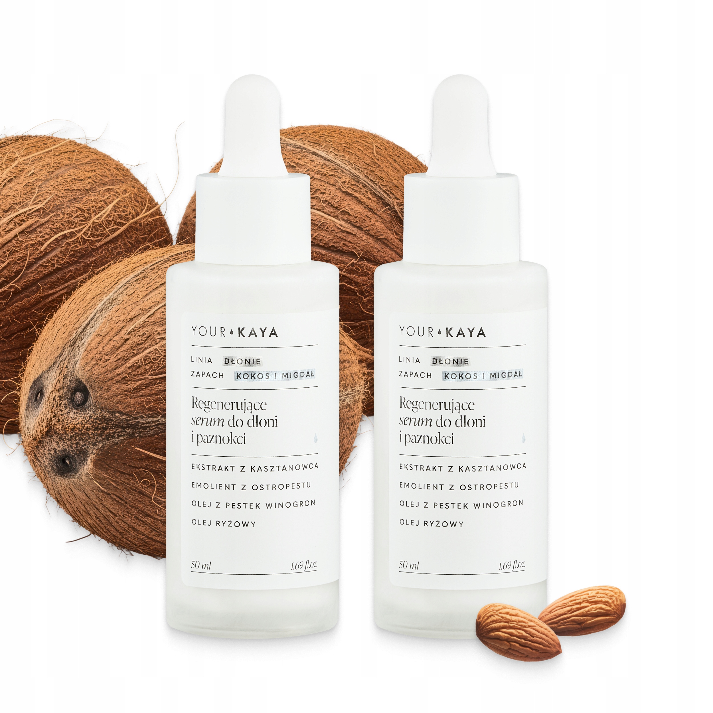 Regenerační vyživující sérum na ruce a nehty Sada 2x50 ml Your Kaya