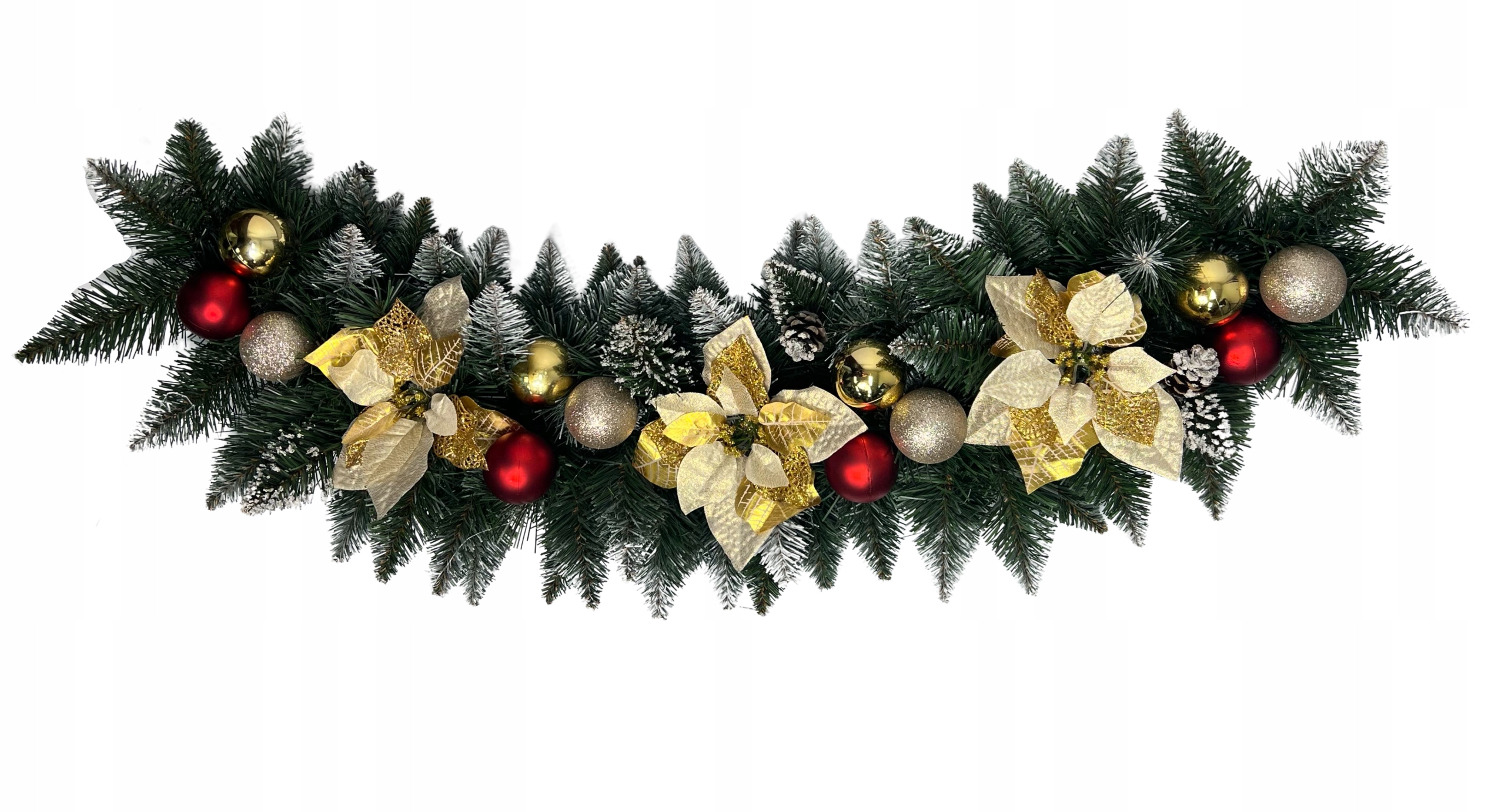 GIRLANDA CHOINKOWA OZDOBA ŚWIĄTECZNA GĘSTA 100cm Marka inna