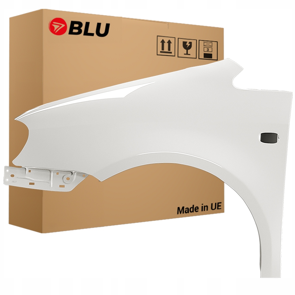 Blu Blatník Vw Caddy III 3 2K L902 levý bílý 04-10 přední