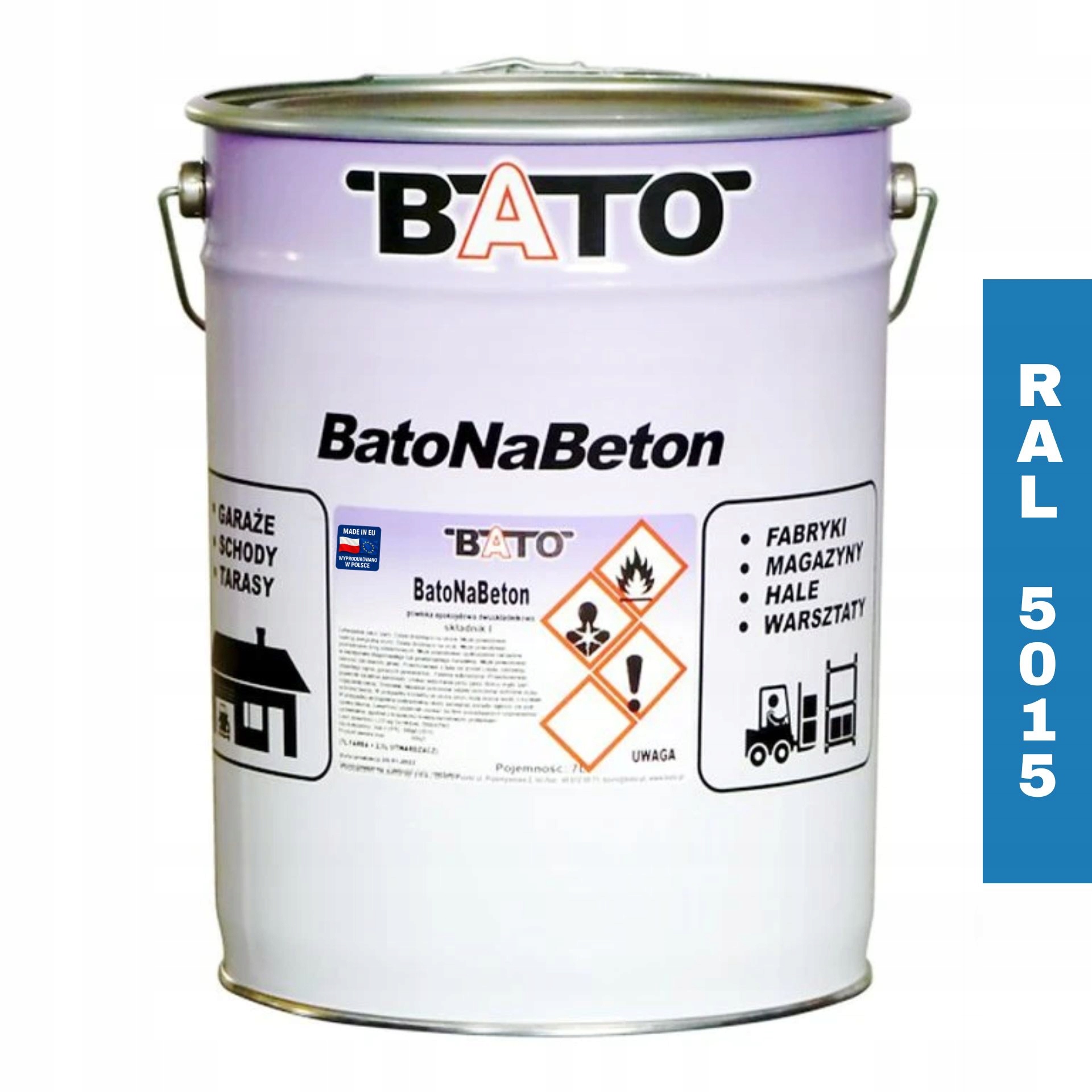 Epoxidová pryskyřice na beton podlaha BatoNaBeton 9,5L Modrá Ral 5015