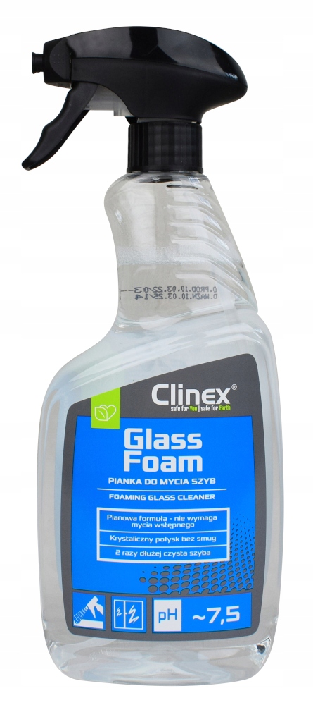 

Clinex Glass Foam pianka do mycia szyb bez smug