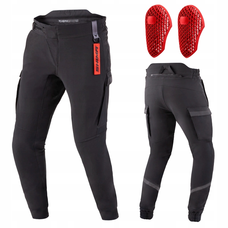 Motocyklové džínsy Shima Akira Black čierne Darčeky