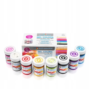 Levně Sada Gelových Barviv 8ks x 35g Food Colours